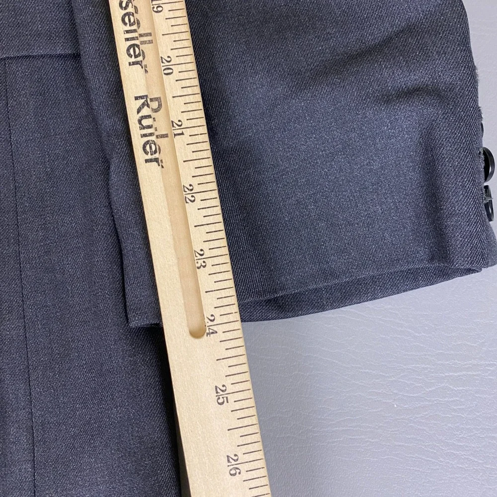 Charles Tyrwhitt Mens Wool Suit Jacket Men's 40R Dark Gray Tailoring London‎